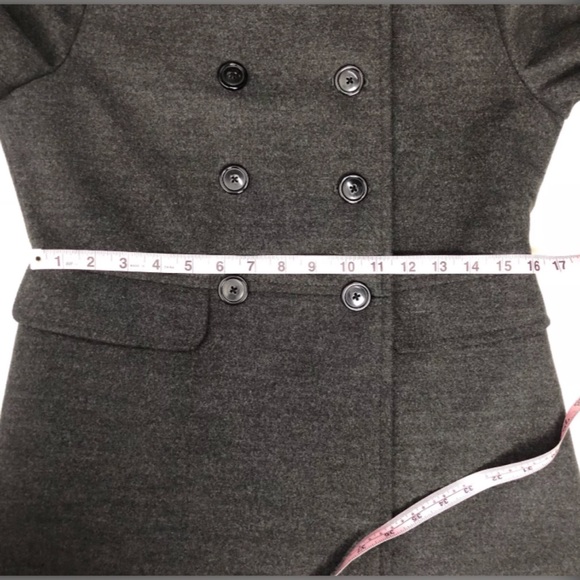 Old Navy Double-Breasted Gray Jacket/ Coat - Picture 6 of 8